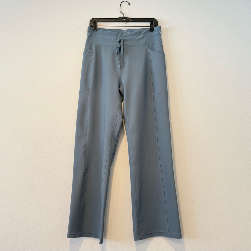 NEW 32 Degrees Cool Women's Active Flare Pants Blue Ribbed Side Pocket - Picture 11 of 15